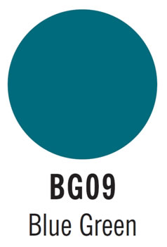 copic marker color blue green bg09
